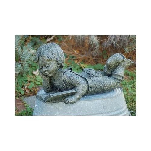 LadyBug Michael Statue Outdoor Statue， Moss_1