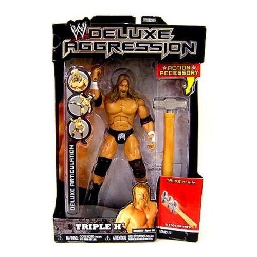 TRIPLE H DELUXE AGGRESSION BEST OF 2009 WITH WOODEN PLANK by JAKKS PACIFIC WWE
