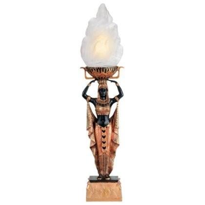 Design Toscano Egyptian Torch Offering Table Lampの画像
