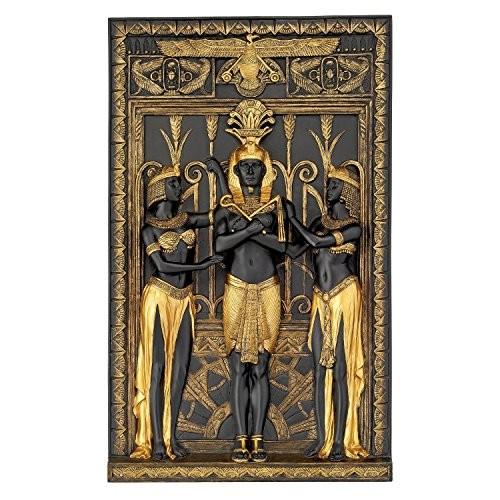 Design Toscano The Egyptian Pharaoh and His Maidens Wall Sculpture