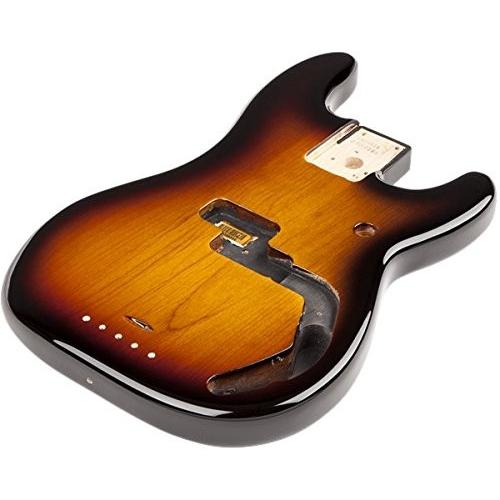 フェンダー Fender Mexico 純正パーツ 998010732 Precision Bass Alder Body Brown Sun Burst(BSB) プレ｜wakiasedry