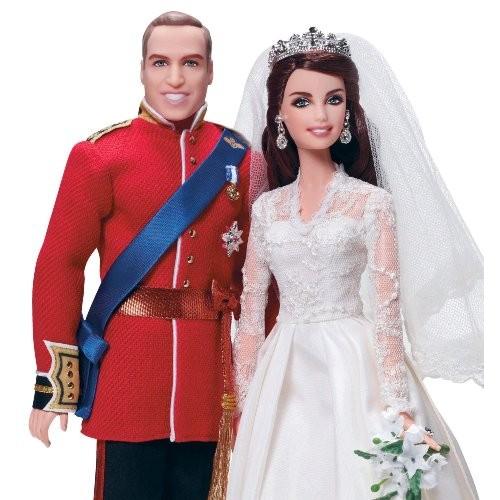 バービーコレクター ウイリアム\u0026ケイト(ゴールドラベル)(W3420)Barbie William and Catherine (Kate Middの画像