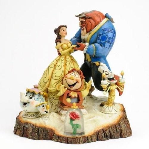 Disney Tradition Beauty and the Beast Tale as Old as Time [parallel import goods] Enesco wood carv