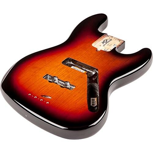 ワールド輸入アイテム専門店フェンダー Fender USA 純正パーツ 998007700　Jazz Bass Alder Body, 3-Color Sunburst ジャズベース 塗