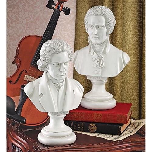Design Toscano Great Composer Collection: Mozart and Beethoven Sculpturesの画像