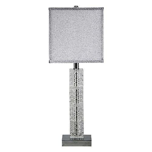 Design Toscano Crystal Cascade Table Lamp (Set of 2), 10.5 x 7.5 x 26.5'の画像