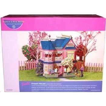 Barbie(バービー)Department 56 BARBIE Porcelain DREAM HOUSE with Lights おもちゃ / ライト付き学科56
