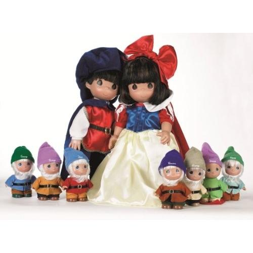 Precious Moments Disney (ディズニー)Snow White, Prince, \u0026 Seven Dwarfs Set of 9 Dolls ドール 人形の画像