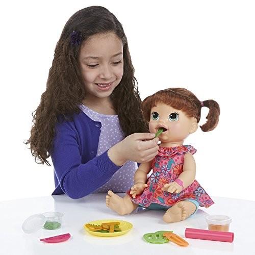[ベイビーアライブ]Baby Alive Super Snacks Snackin' Sara Brunette B0634_2