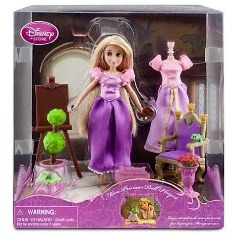 Disney (ウォルトディズニー) Tangled Rapunzel Mini Princess Doll Playset ゲーム、おもちゃ-その他おもちゃ
