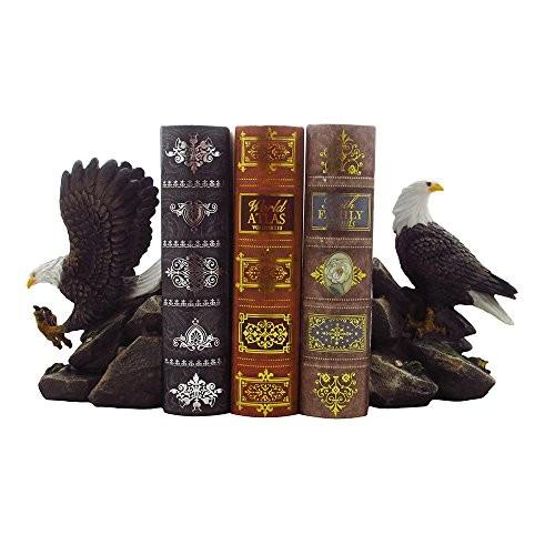 American Bald EagleブックエンドセットSculptures in Officeと愛国ホーム装飾、鳥と像Figurines by home