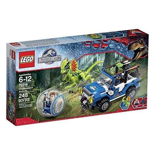 レゴ LEGO ジュラシックワールド ディロフォサウルス・アンブッシュ 75916