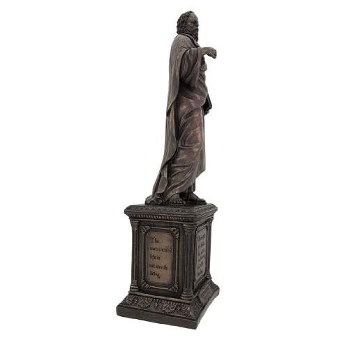 Bronze Finish Socrates Statue Philosophy_3