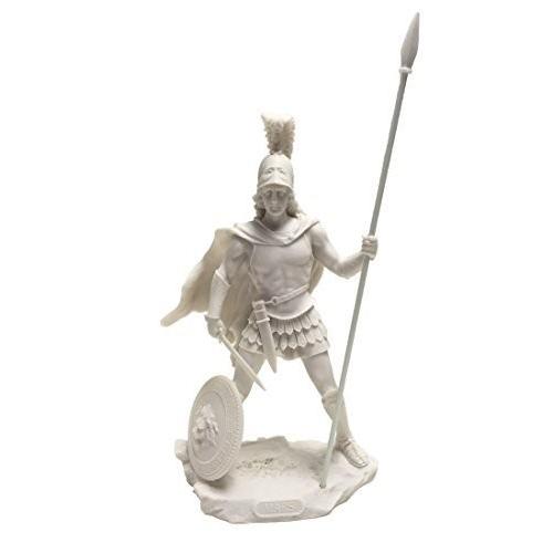 Mars / Ares Statue Sculpture - Roman God of War (White) by wu