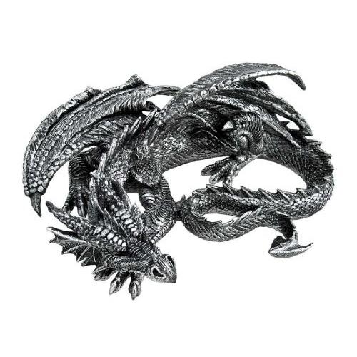40 Winks Large SleepingドラゴンゴシックStatue Figure