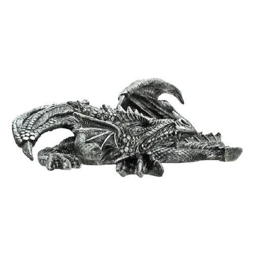 40 Winks Large SleepingドラゴンゴシックStatue Figure