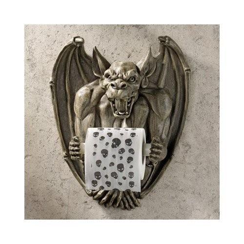 Design Toscano Flush the Gargoyle Bathroom Tissue Holder｜wakiasedry｜02