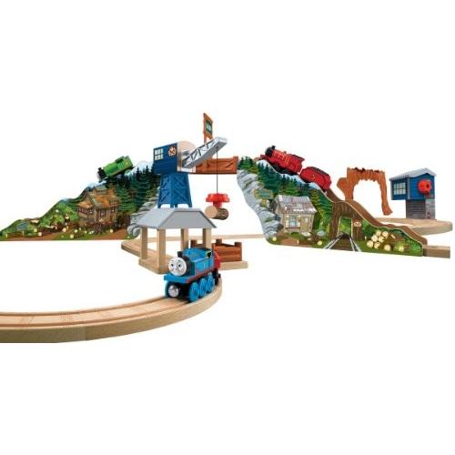 木製トーマスシリーズ 大きな森の製材所セット (Y4497) : ワールド輸入