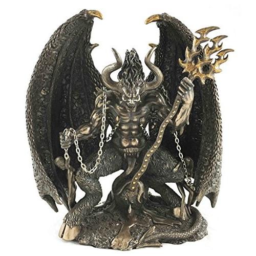 アーチDevil Satan Lucifer Morning Star FigurineバフォメットSculpture Fallen Angel