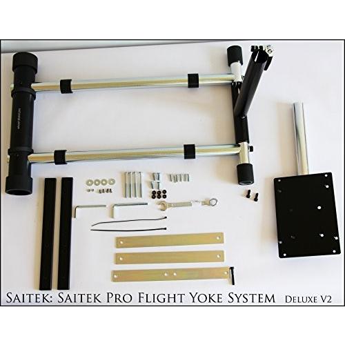 ホイールスタンドプロ for Saitek Pro Flight Yoke System and Logitech G27 wheel（取付用スタンド）-De_3