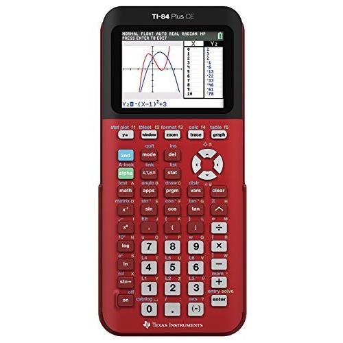 大流行中! Texas Instruments TI-84 Plus CE Radical Red Graphing ...