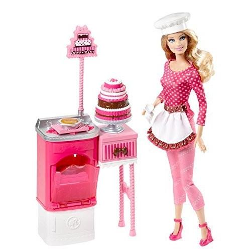 バービー人形職業バービーワールドモデル Barbie Careers Cake Decorator Playset