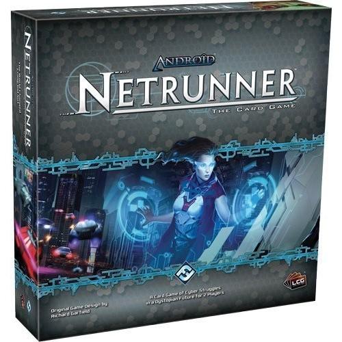 Android Netrunner: The Card Game with Roll for The Galaxy: Ambition Board Game_1
