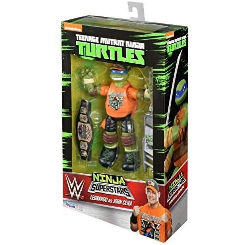 TMNT タートルズ × WWE チームアップ ニンジャ スーパースターズ 6インチ フィギュア レオナルド as ジ TMNT タートルズ × WWE チームアップ ニンジャ スーパースターズ 6インチ フィギュア レオナルド as ジ