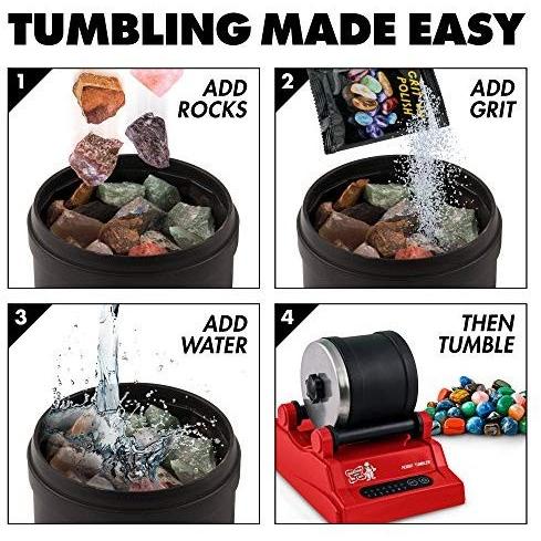 ディスカバーウィズドクタークール Discover with Dr. Cool Hobby Rock Tumbler Easily Transform Rocksの画像