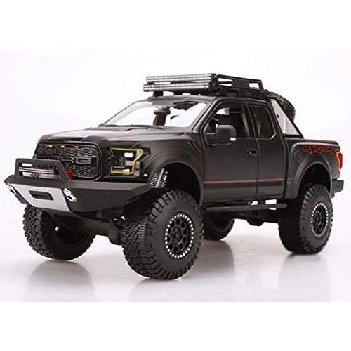 Maisto Maisto NEW 1:24 W/B OFFROAD KINGS COLLECTION BLACK 2017 FORD F150 RAPTOR Diecast Model Car