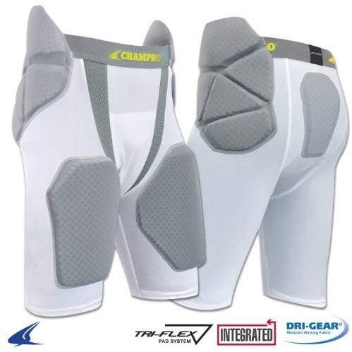 Champro Tri-Flex Football Girdle - 5 Pads, Youth Medium