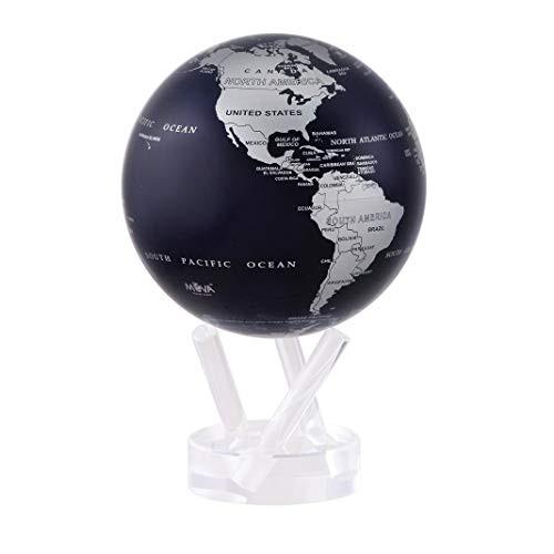 ムーバ Mova 4.5 Rotating Globe Silver Metallic and Blue Earth MG-45-SMB