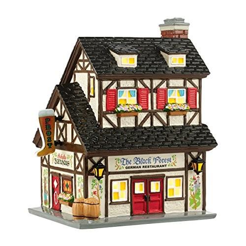 Department56 Original Snow Village The Black Forest Restaurant 4044856 ゲーム、おもちゃ-その他おもちゃ