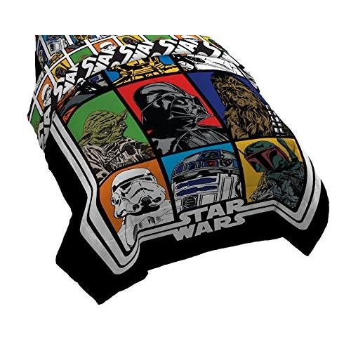 はやりっ児 ・ ウォーズ Star Wars Classic Reversible Comforter, Twin/Full JF26970WMCD ゲーム、おもちゃ-その他おもちゃ