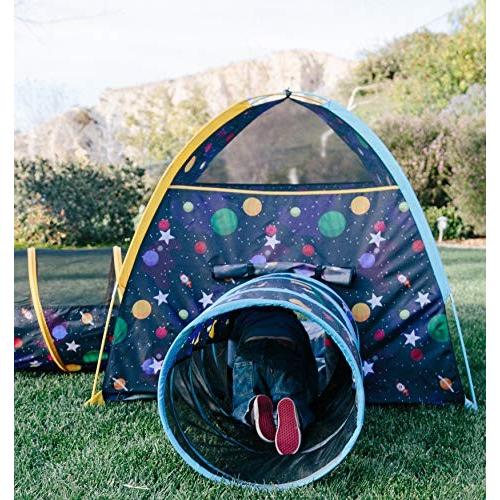 パシフィックプレイテント Pacific Play Tents Kids Galaxy Combo Dome Tent with 4 Tunnels Glow in the_2