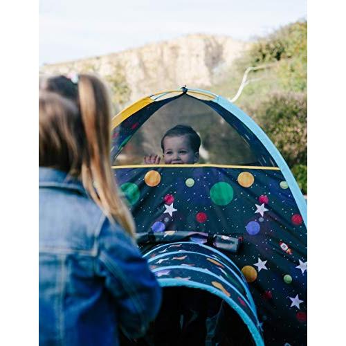 パシフィックプレイテント Pacific Play Tents Kids Galaxy Combo Dome Tent with 4 Tunnels Glow in the_3