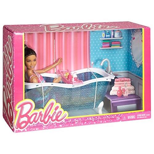 バービー Barbie AfricanAmerican Doll and Bathtub Playset DFV69の画像