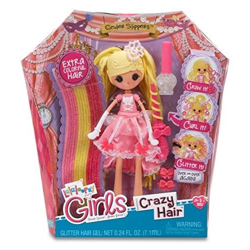 Lalaloopsy Lalaloopsy Crazy Hair Doll Cinder Slippers 537281の画像