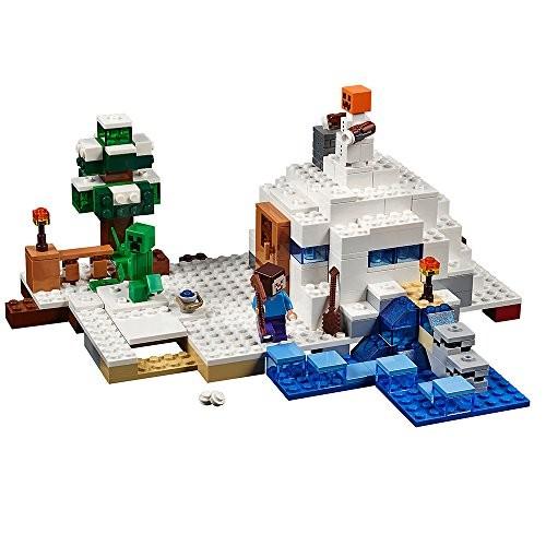 レゴマインクラフト LEGO Minecraft 21120 the Snow Hideout Building Kit ゲーム、おもちゃ-その他おもちゃ