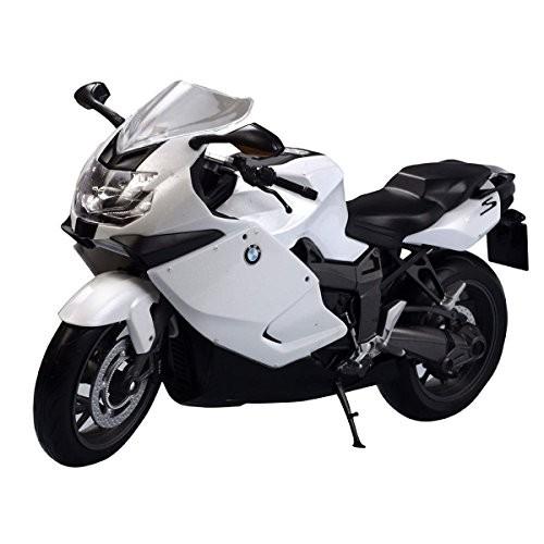 BMW K1300S White Diecast Motorcycle Model 1/10 by Welly 62805W by Welly その他おもちゃ-ゲーム、おもちゃ