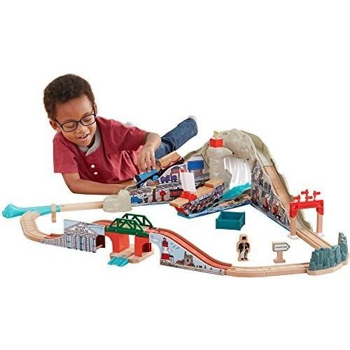 Thomas \u0026 Friends Wooden Railway Pirate Cove Discovery Set by Mattel その他おもちゃ-ゲーム、おもちゃ