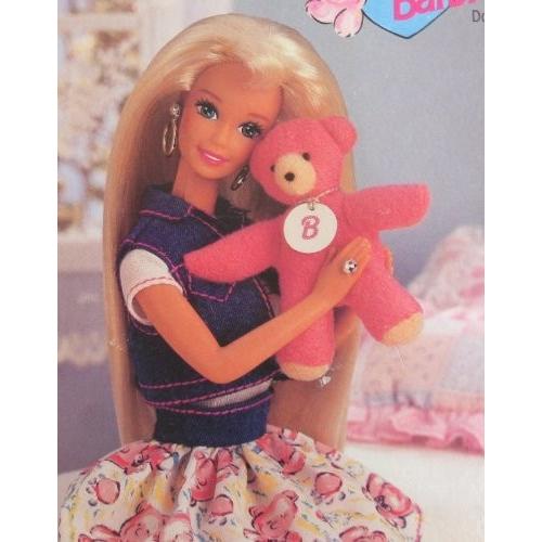 バービー Teddy Fun BARBIE Doll w Teddy Bear - Hills Special Edition (1996) ドール 人形 フィギュアの画像