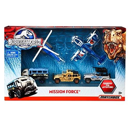 ジュラシック・ワールド ミッション・フォース Matchbox Jurassic World Mission Force Vehicle 5-Pack
