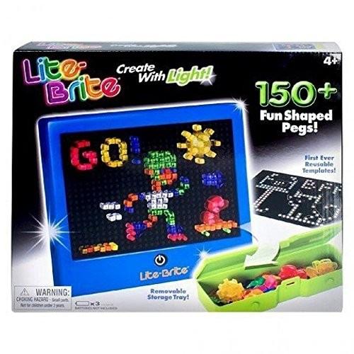 ベーシックファン Basic Fun Lite Brite Magic Screen 150 Pegs, 4 Reusable Templates 086000354