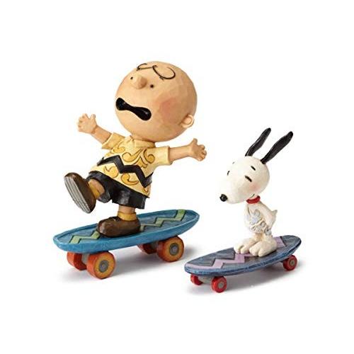 品質は非常に良い スヌーピー ENESCO（エネスコ） Peanuts 4054080 Buddies Skateboarding Buddies Skateboarding その他キッチン、日用品、文具