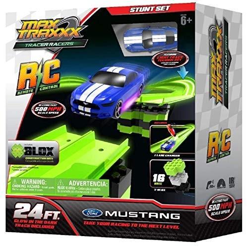 マックストラックス Max Traxxx R/C Award Winning Tracer Racers High Speed Rem0te C0ntr0l Mustang St