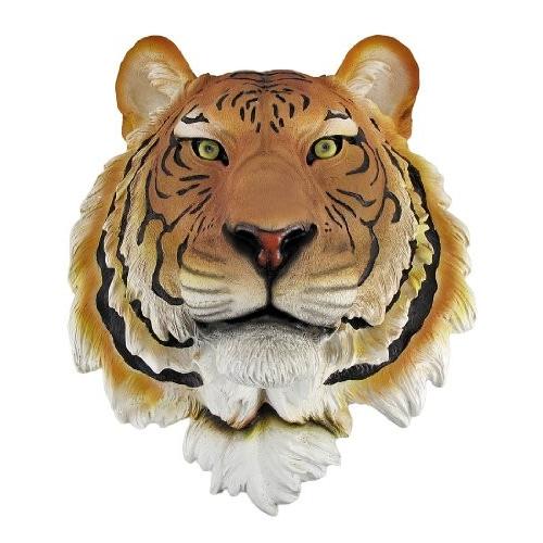 猛獣オブジェ ベンガル虎 天々 塑像群 天々マウント 壁刻みつける/ Bengal Tiger Head Mount Wall Statue おもちゃ-ゲーム、おもちゃ-その他おもちゃ