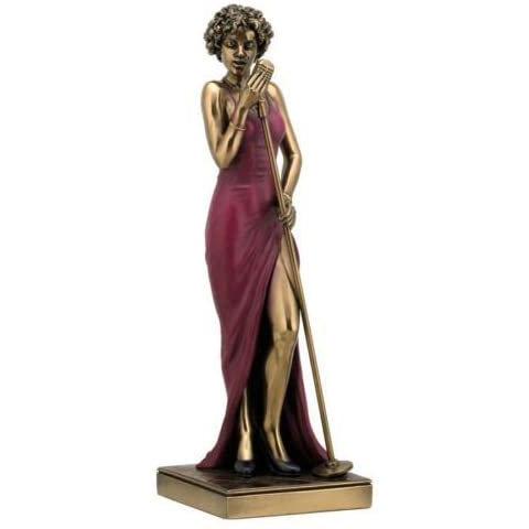 Female Singer Statue Sculpture Figurine - Jazz Band Collection : ワールド輸入 ...