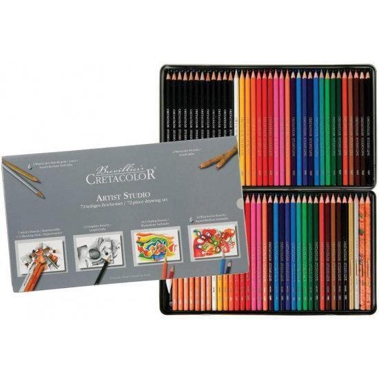 Cretacolor Artist Studio Set 72 Pieces by Cretacolor