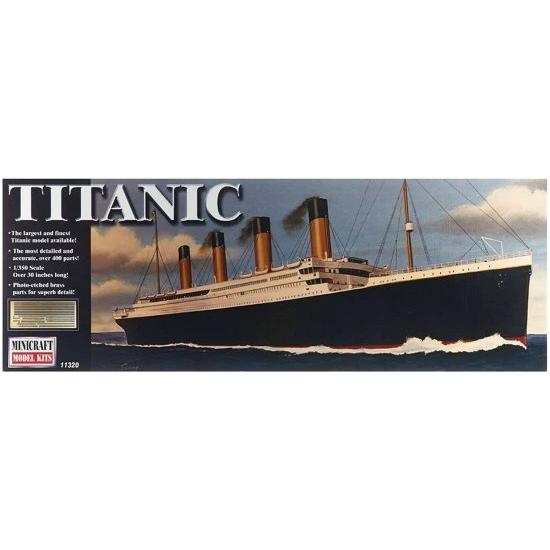 ミニクラフト 1/350 悲劇の豪華客船 タイタニック号 デラックスキット